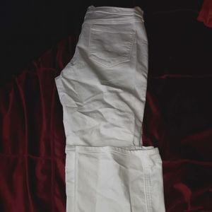 Old navy white micro flare jeans
